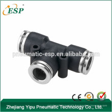 esp black pem union tee pneumatic fitting